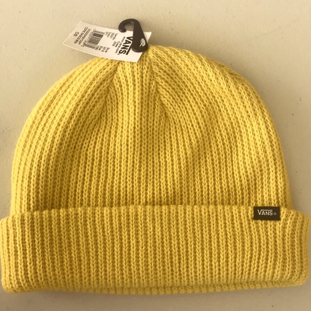 WARM MUSTARD YELLOW 🦄Core BasicsVANS BEANIE UNISEX For FALL, WINTER BRAND NEW